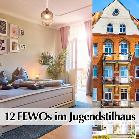 12 Fewos Im Jugendstilhaus Mit Aufzug, Terrasse, Kingsize-Bett, Smart-Tv, Etc Erfurt Eksteriør billede