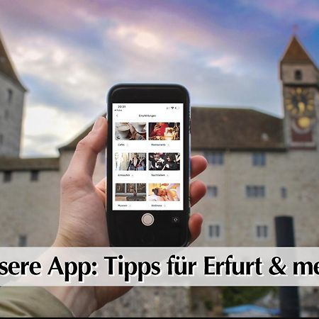 12 Fewos Im Jugendstilhaus Mit Aufzug, Terrasse, Kingsize-Bett, Smart-Tv, Etc Erfurt Eksteriør billede