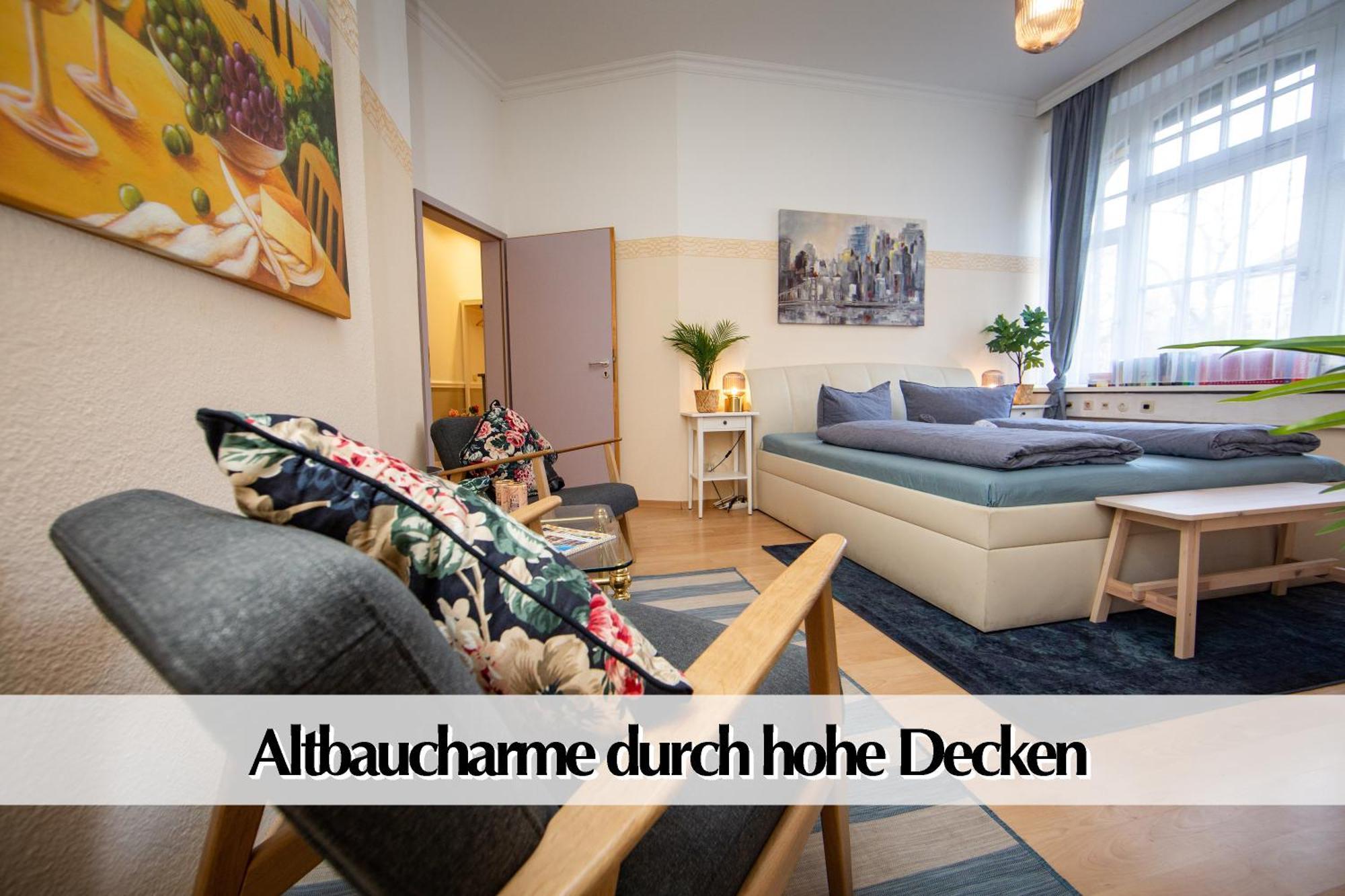 12 Fewos Im Jugendstilhaus Mit Aufzug, Terrasse, Kingsize-Bett, Smart-Tv, Etc Erfurt Eksteriør billede