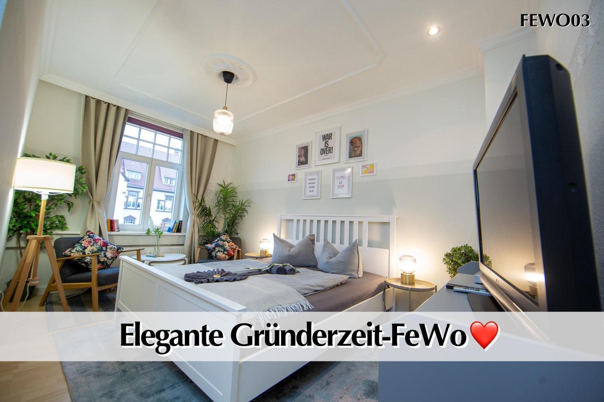 12 Fewos Im Jugendstilhaus Mit Aufzug, Terrasse, Kingsize-Bett, Smart-Tv, Etc Erfurt Eksteriør billede