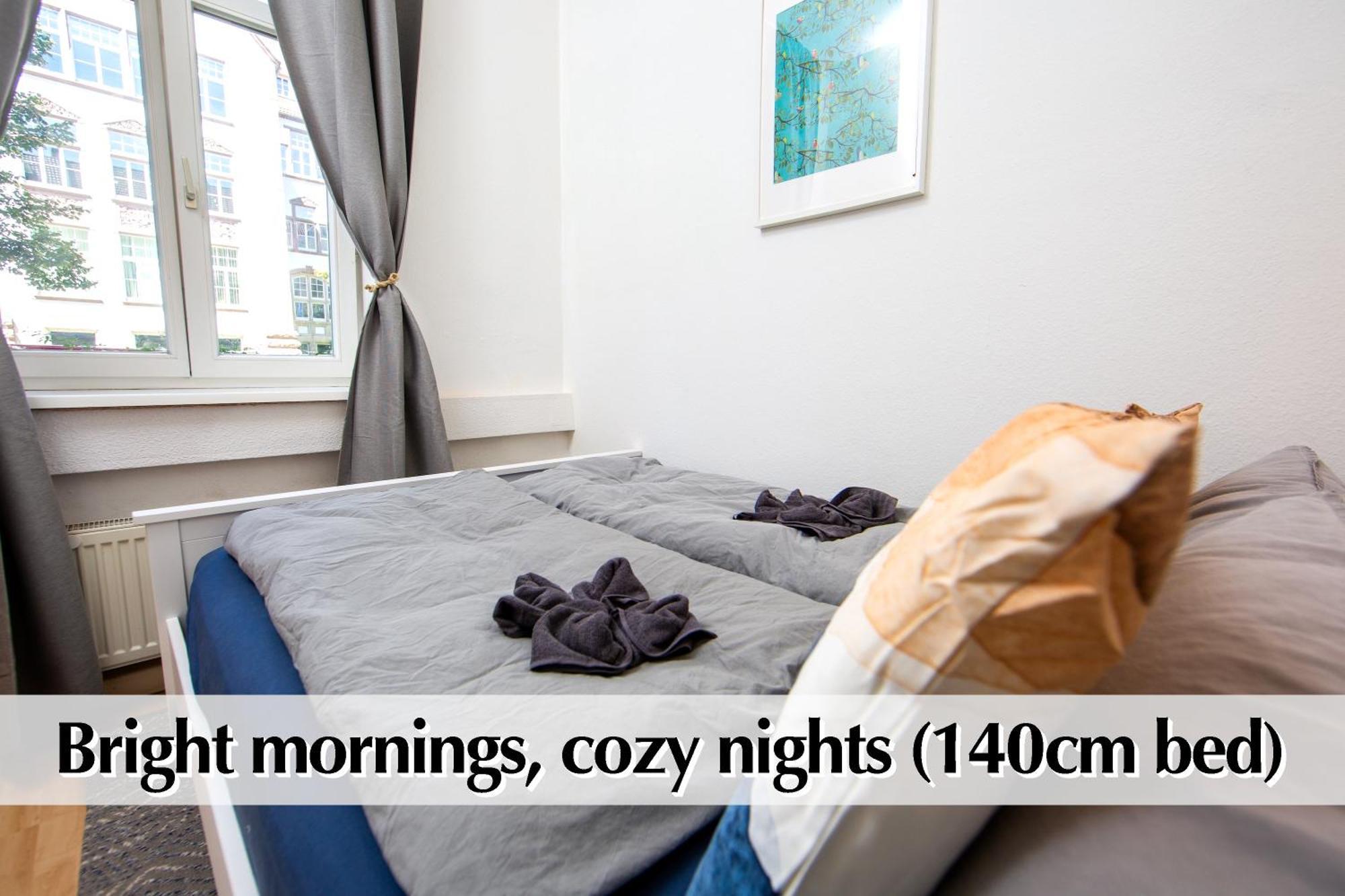 12 Fewos Im Jugendstilhaus Mit Aufzug, Terrasse, Kingsize-Bett, Smart-Tv, Etc Erfurt Værelse billede