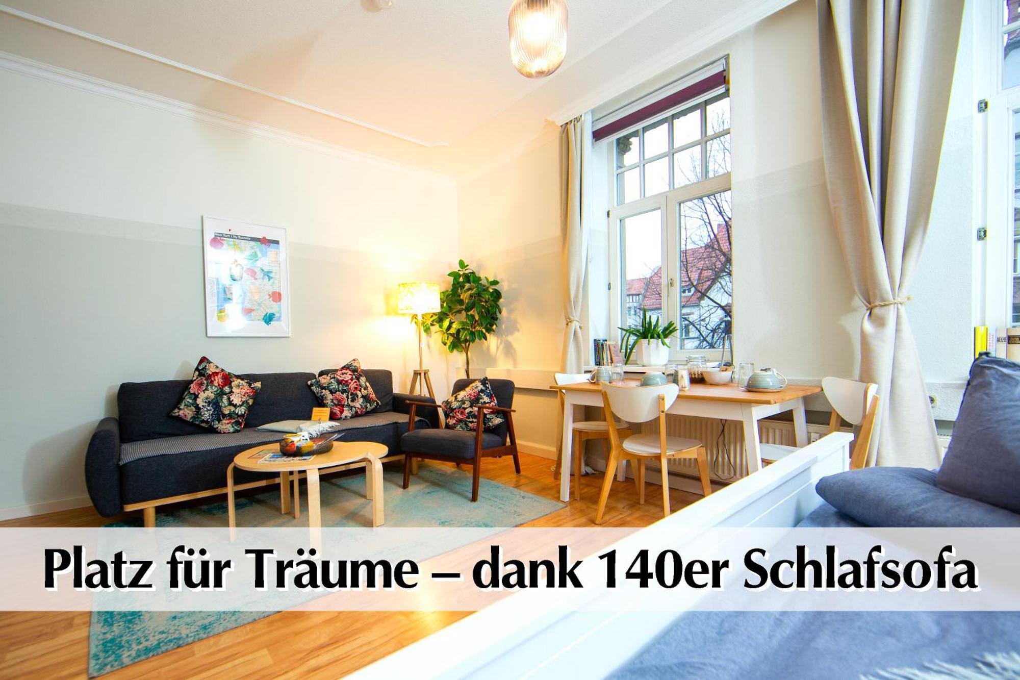 12 Fewos Im Jugendstilhaus Mit Aufzug, Terrasse, Kingsize-Bett, Smart-Tv, Etc Erfurt Værelse billede