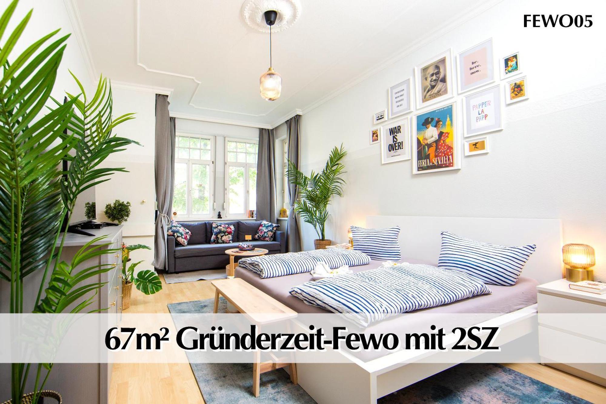 12 Fewos Im Jugendstilhaus Mit Aufzug, Terrasse, Kingsize-Bett, Smart-Tv, Etc Erfurt Eksteriør billede
