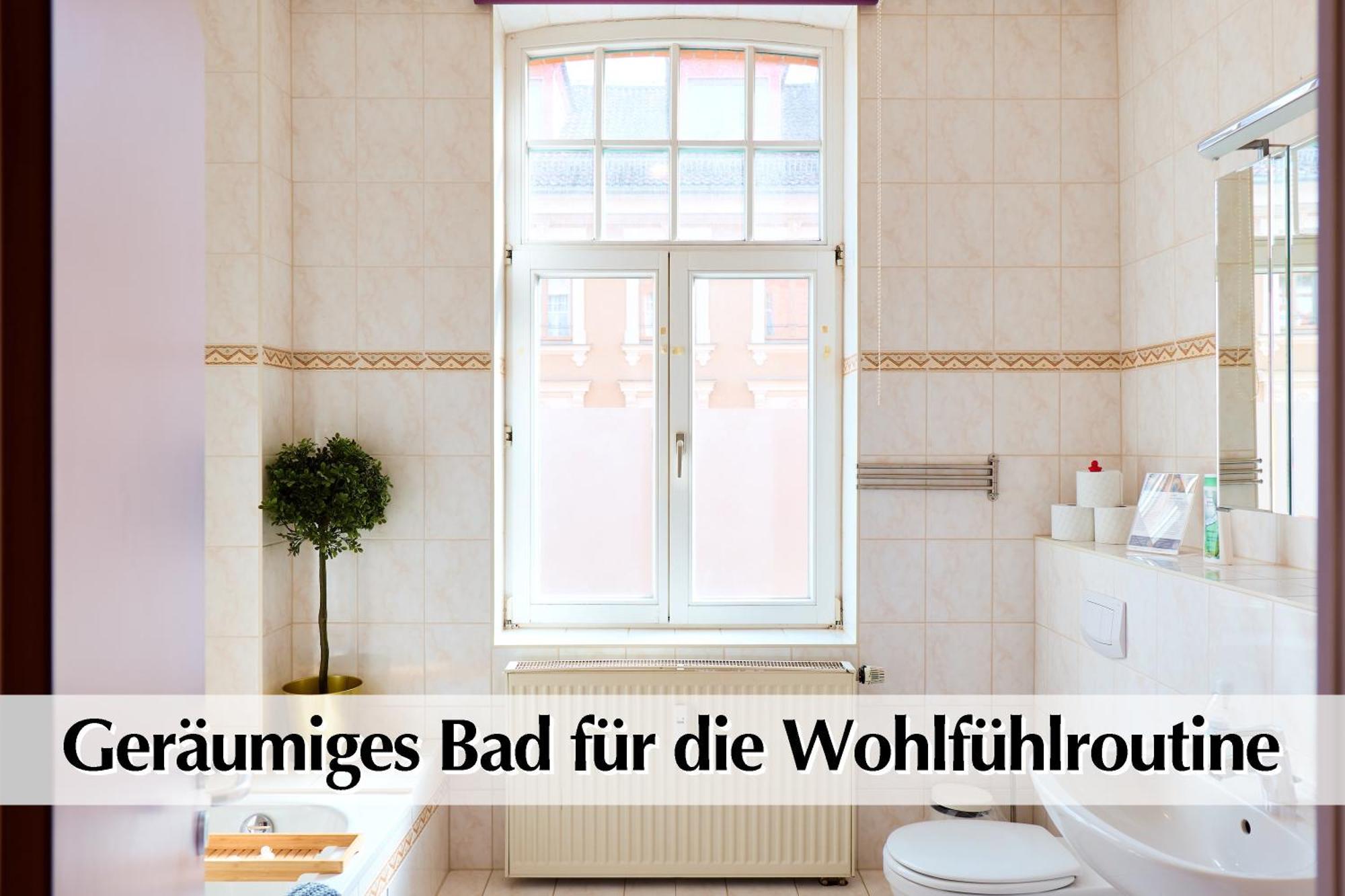 12 Fewos Im Jugendstilhaus Mit Aufzug, Terrasse, Kingsize-Bett, Smart-Tv, Etc Erfurt Værelse billede