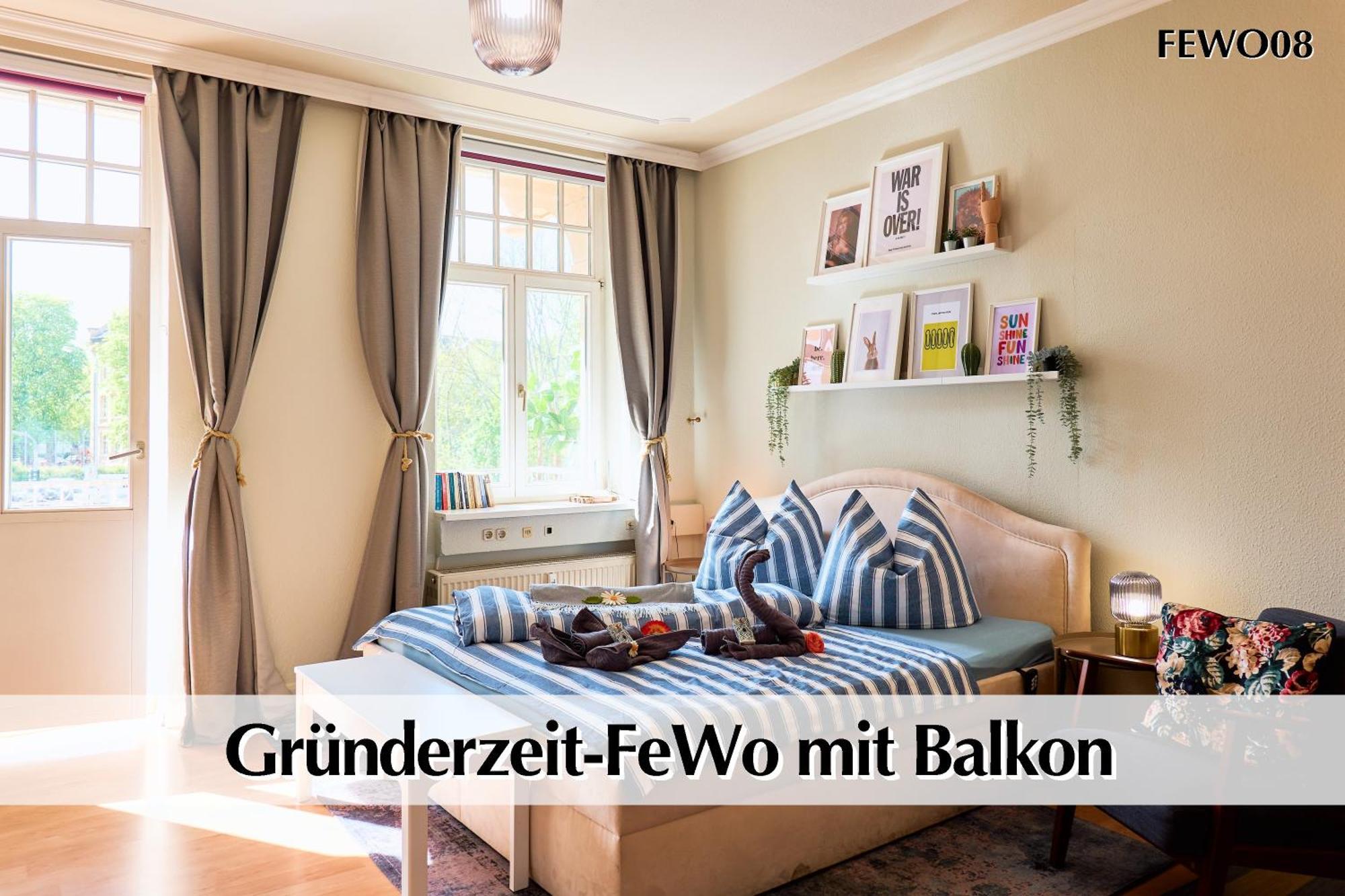 12 Fewos Im Jugendstilhaus Mit Aufzug, Terrasse, Kingsize-Bett, Smart-Tv, Etc Erfurt Eksteriør billede