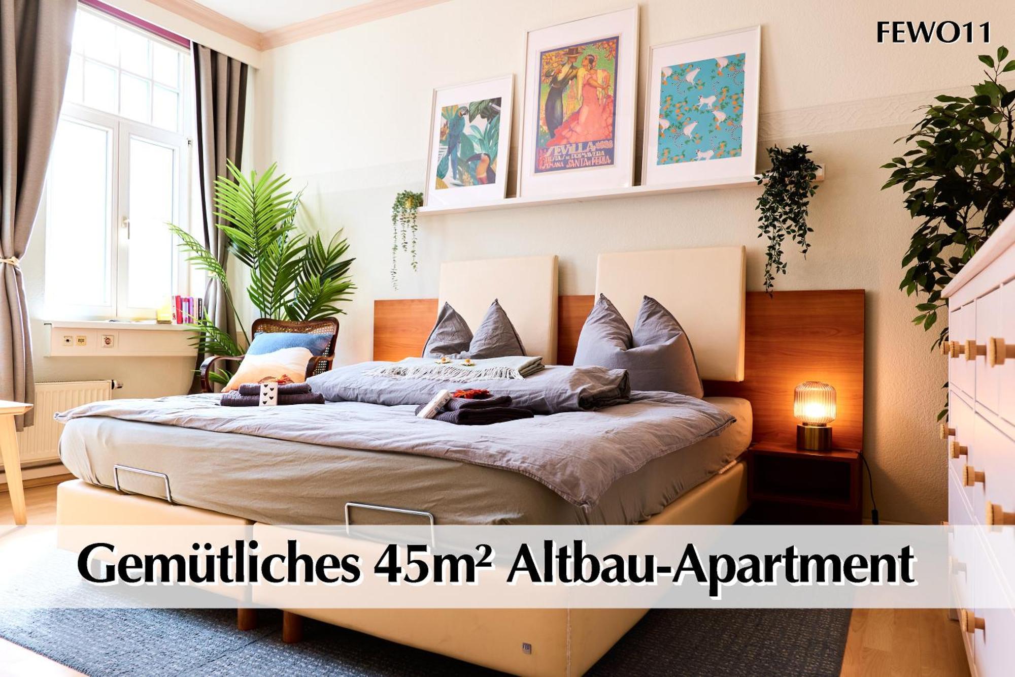 12 Fewos Im Jugendstilhaus Mit Aufzug, Terrasse, Kingsize-Bett, Smart-Tv, Etc Erfurt Eksteriør billede